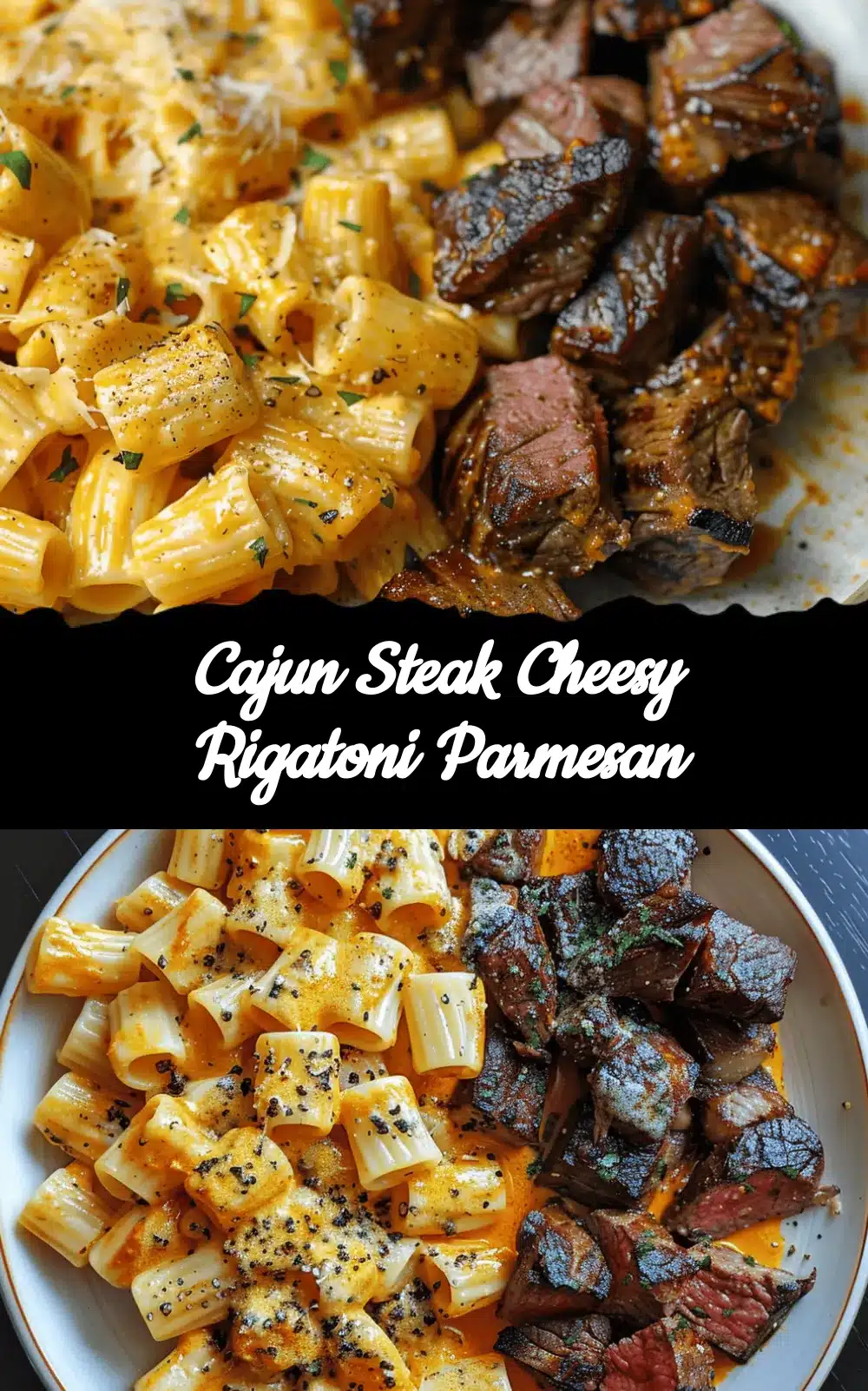 Cajun Steak Rigatoni recipe