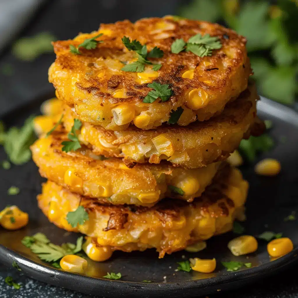 cheesy corn fritters - featured image