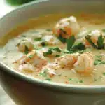 creamy crab and shrimp bisque - featured image