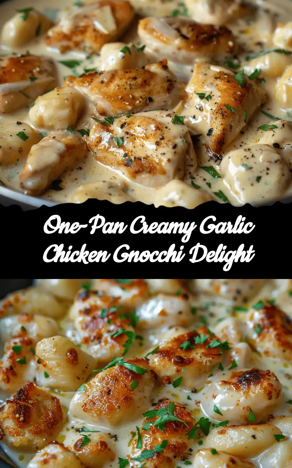 creamy garlic chicken gnocchi recipe