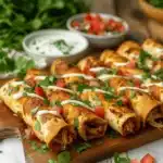 crispy chicken taquitos - featured image