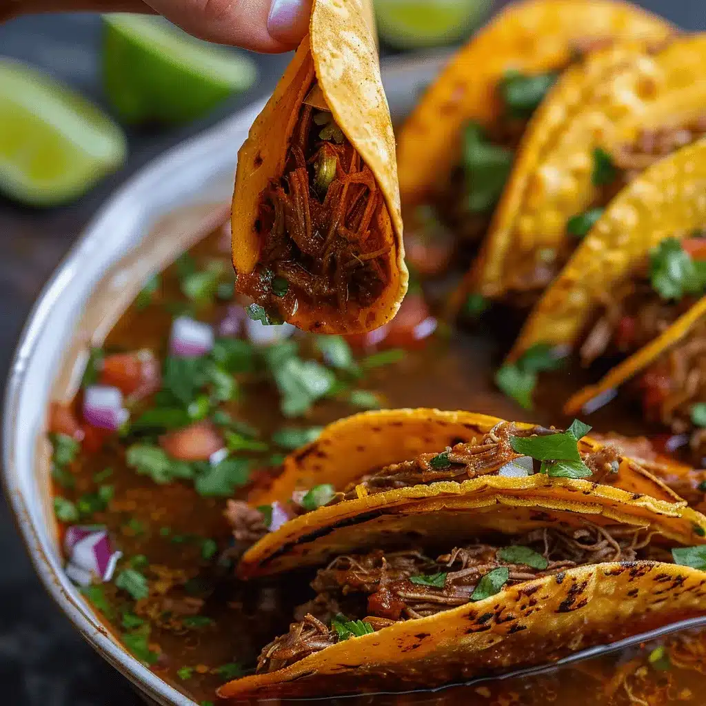 Crock Pot Birria Tacos preparation steps