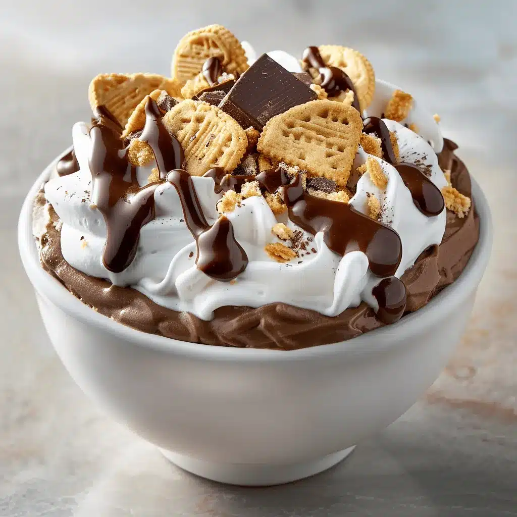 Double Chocolate Protein S’mores Bowl preparation steps