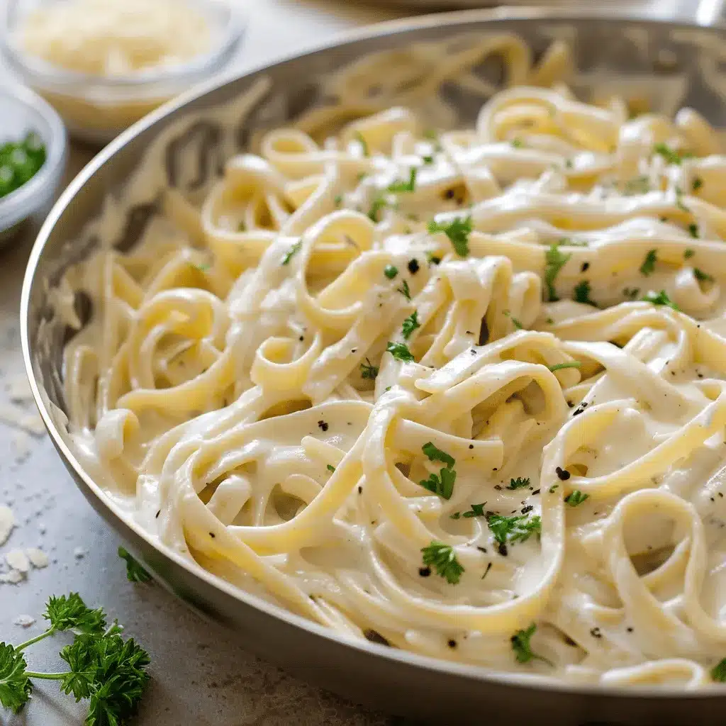 Easy Cottage Cheese Alfredo preparation steps
