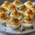 Garlic Parmesan Deviled Eggs - featured image