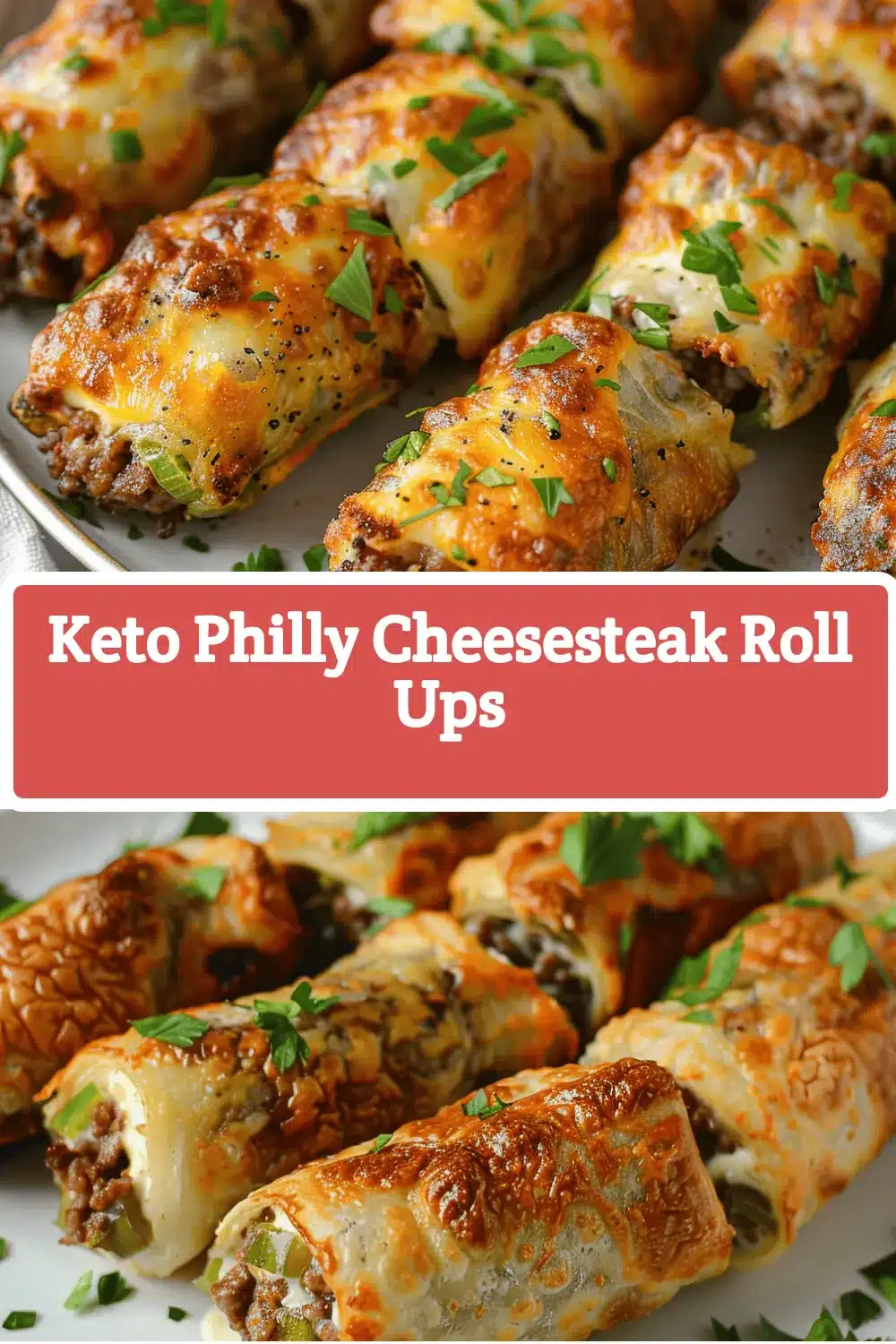Keto Philly Cheesesteak Roll Ups recipe