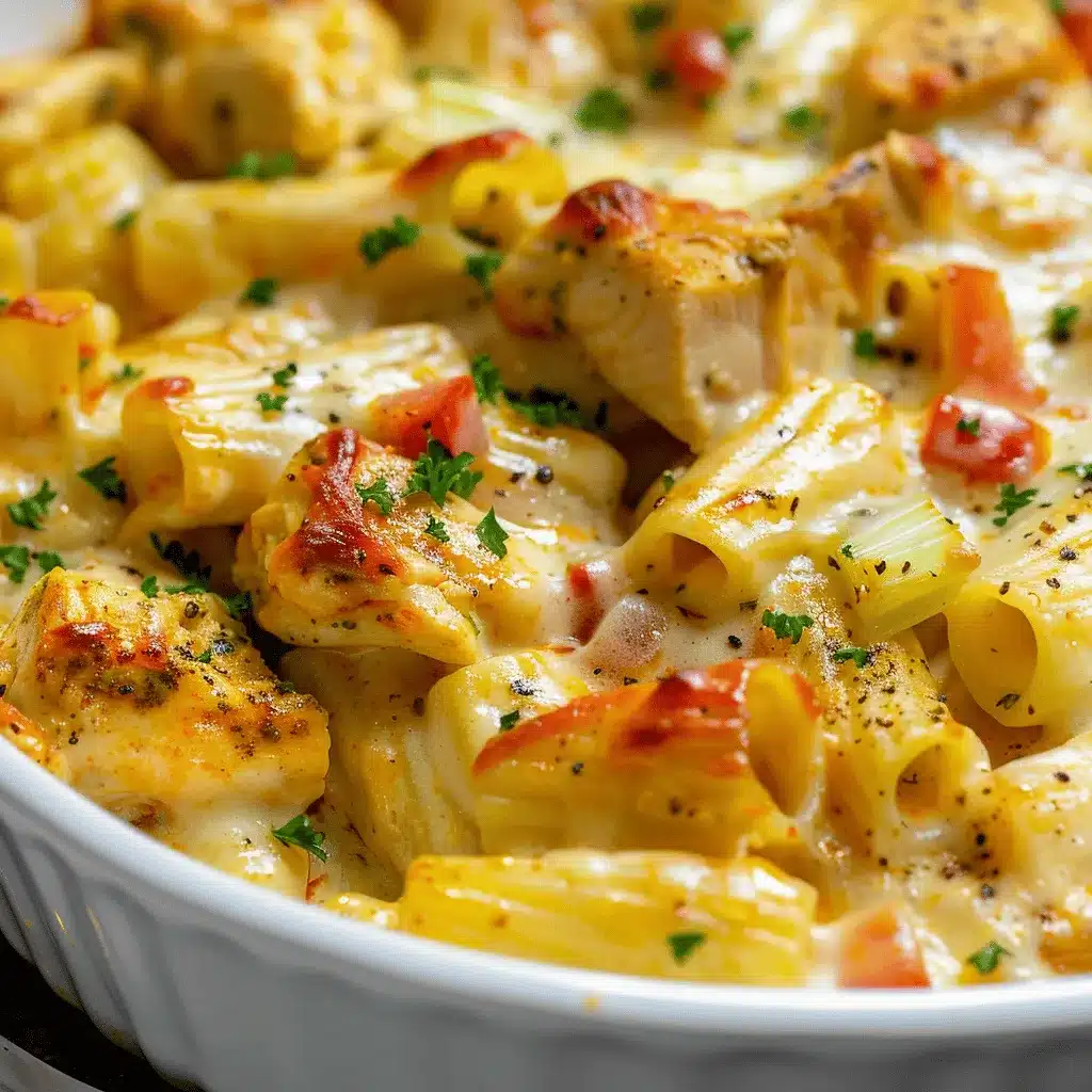 Louisiana Chicken Pasta Bake preparation steps