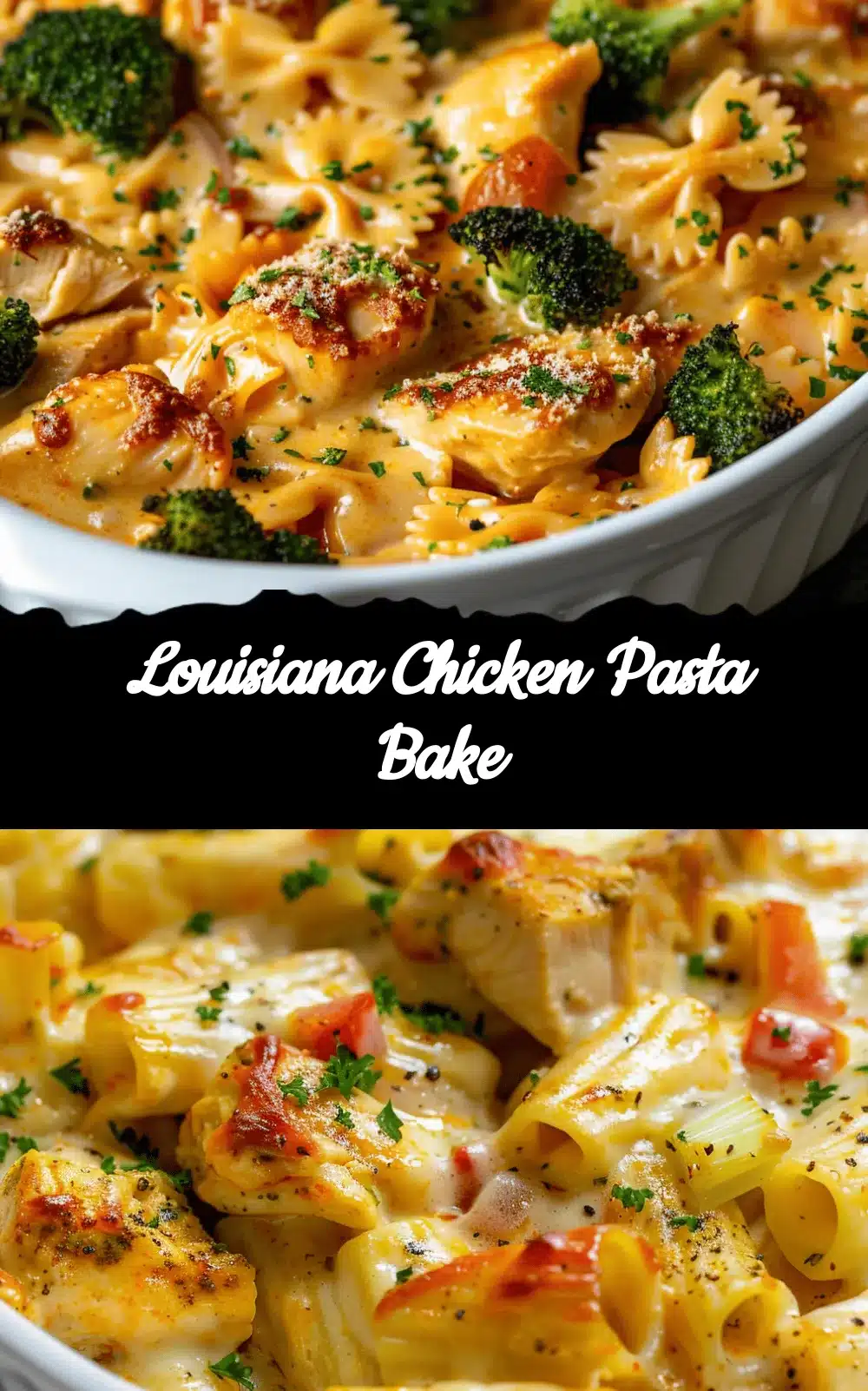 Louisiana Chicken Pasta Bake recipe
