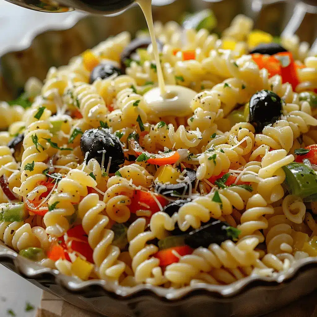 Olive Garden pasta salad preparation steps
