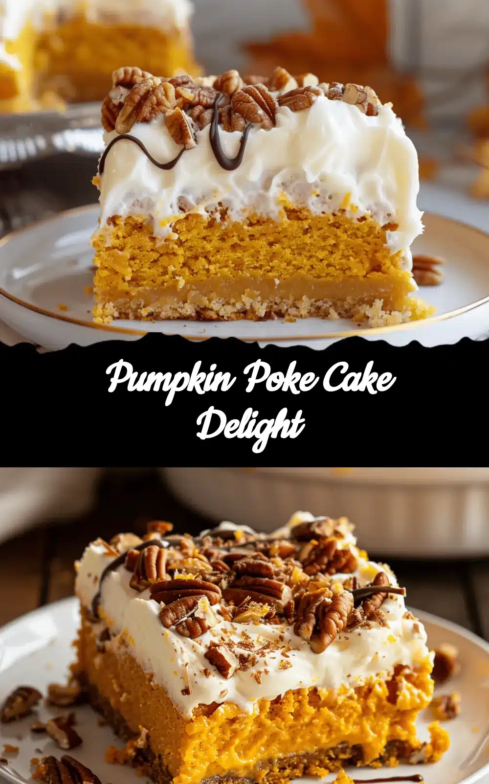 pumpkin poke cake recipe