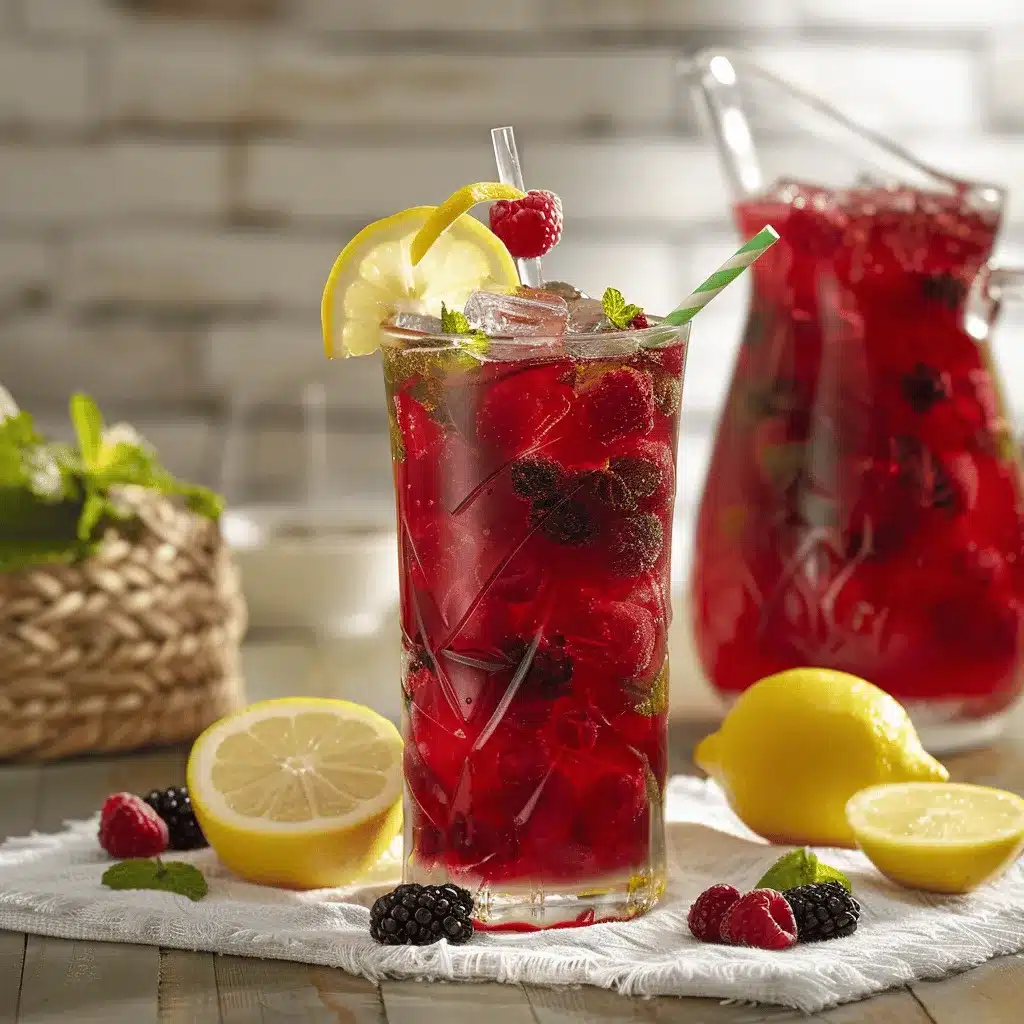 triple berry lemonade preparation steps
