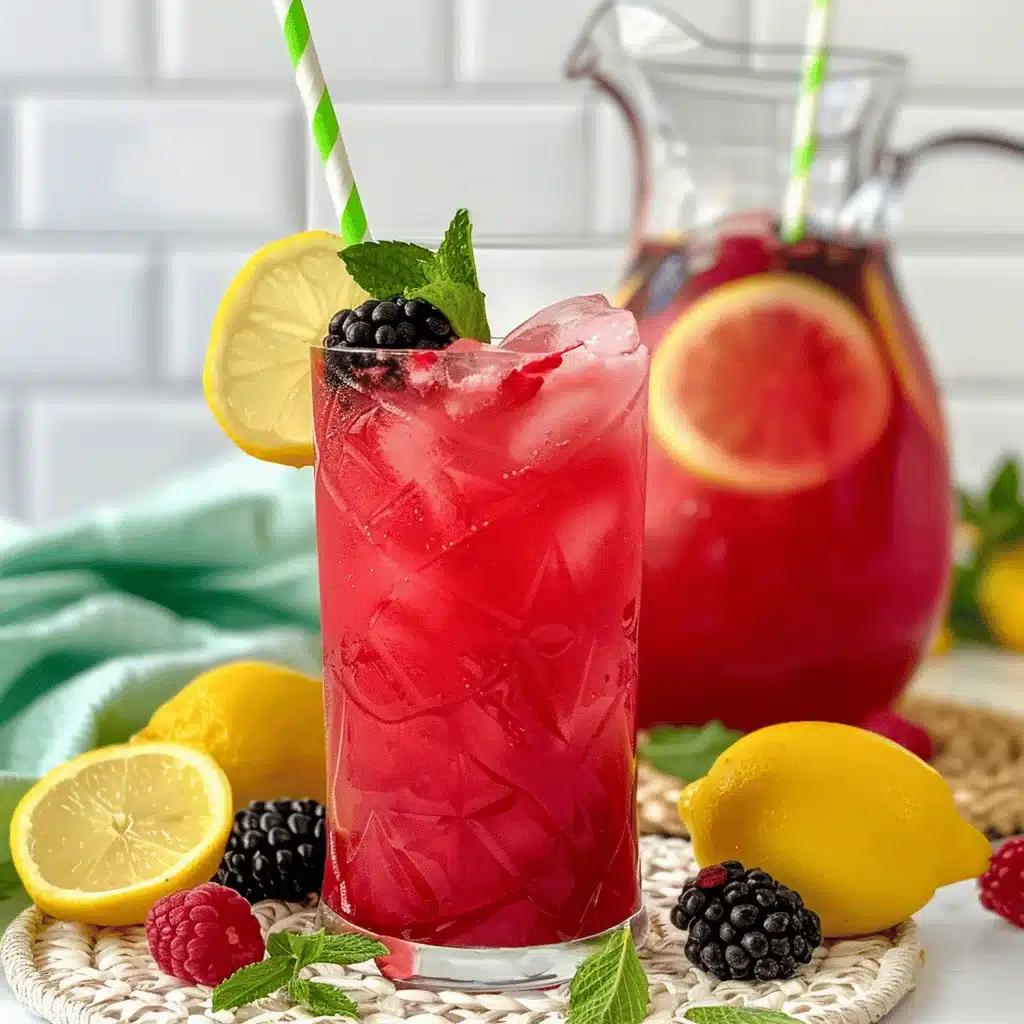 triple berry lemonade - featured image