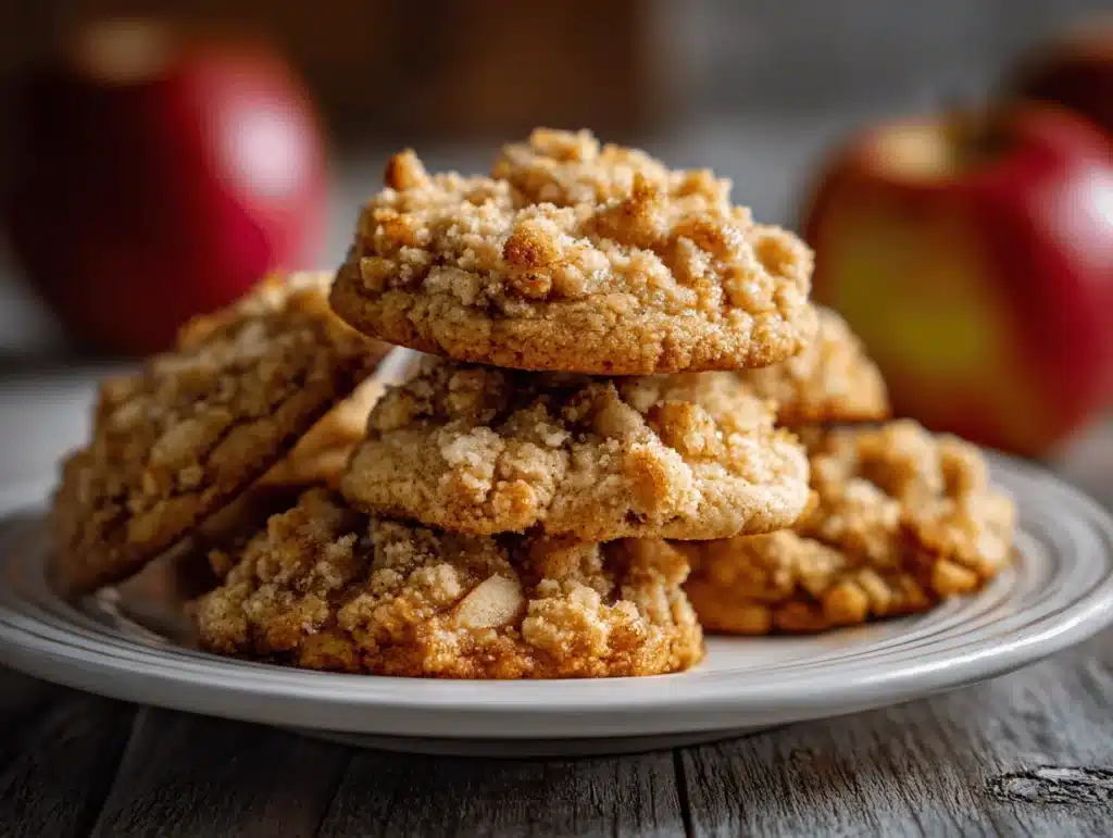 apple crumb cookies - featured image