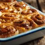 apple pie cinnamon rolls - featured image