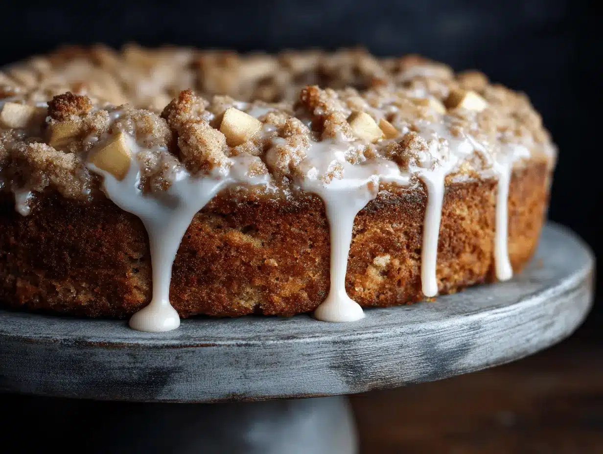apple pie coffee cake preparation steps