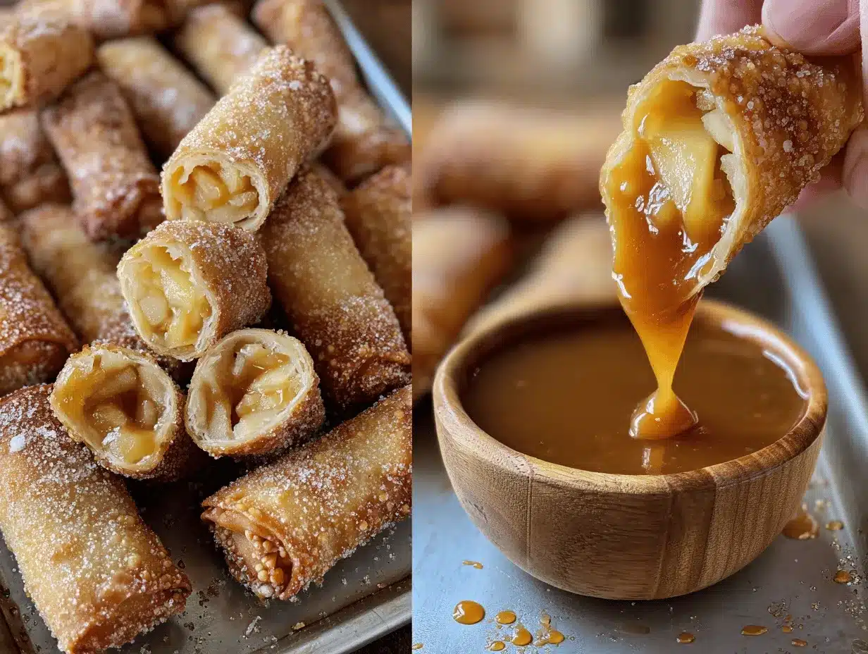 apple pie egg rolls preparation steps