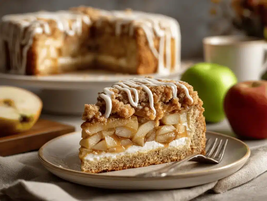 apple pie filling coffee cake - featured image