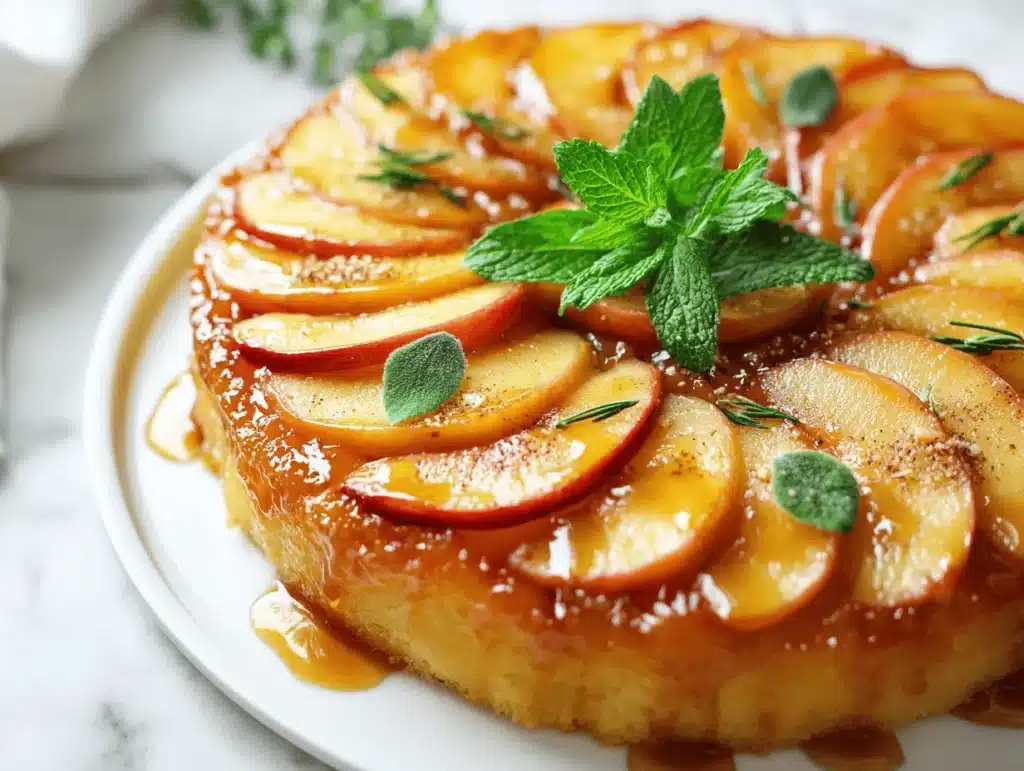 apple upside down cake - featured image