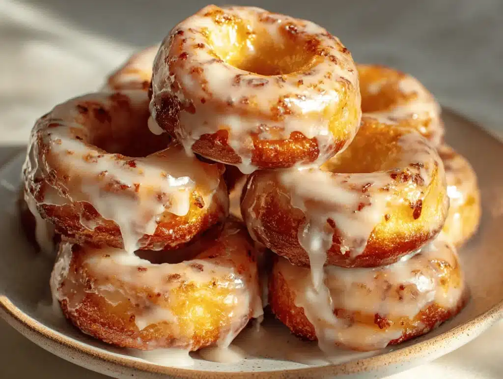 baked apple donuts - featured image