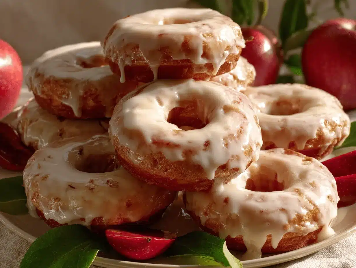 baked apple donuts preparation steps