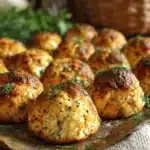 baked goat cheese balls - featured image