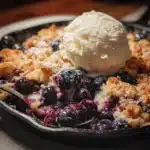 blueberry cobbler recipe - featured image