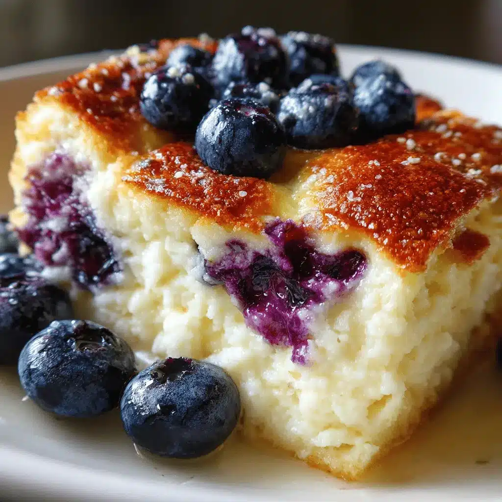 blueberry cottage cheese breakfast bake preparation steps