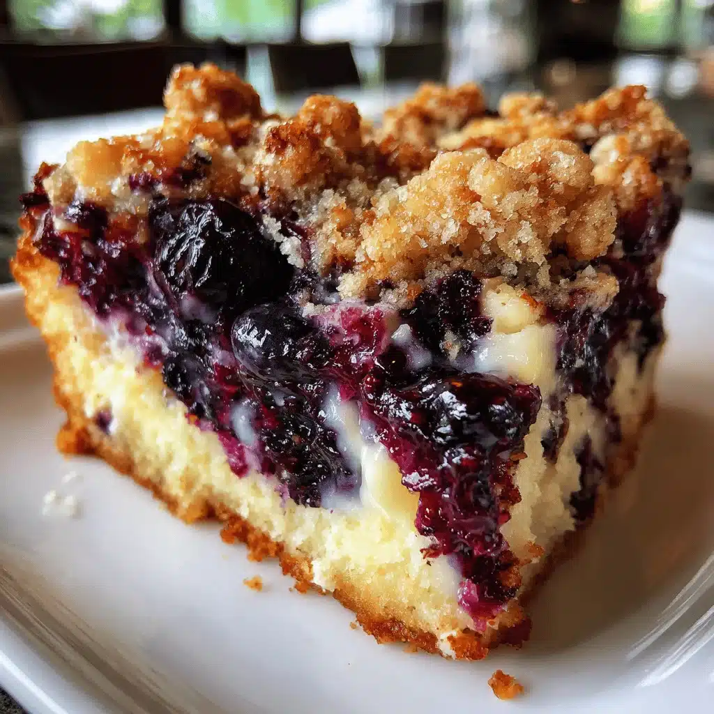blueberry cream cheese crumb cake - featured image
