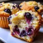 blueberry muffins recipe - featured image