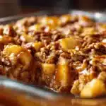 caramel apple dump cake - featured image