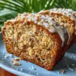 carrot cake banana bread - featured image