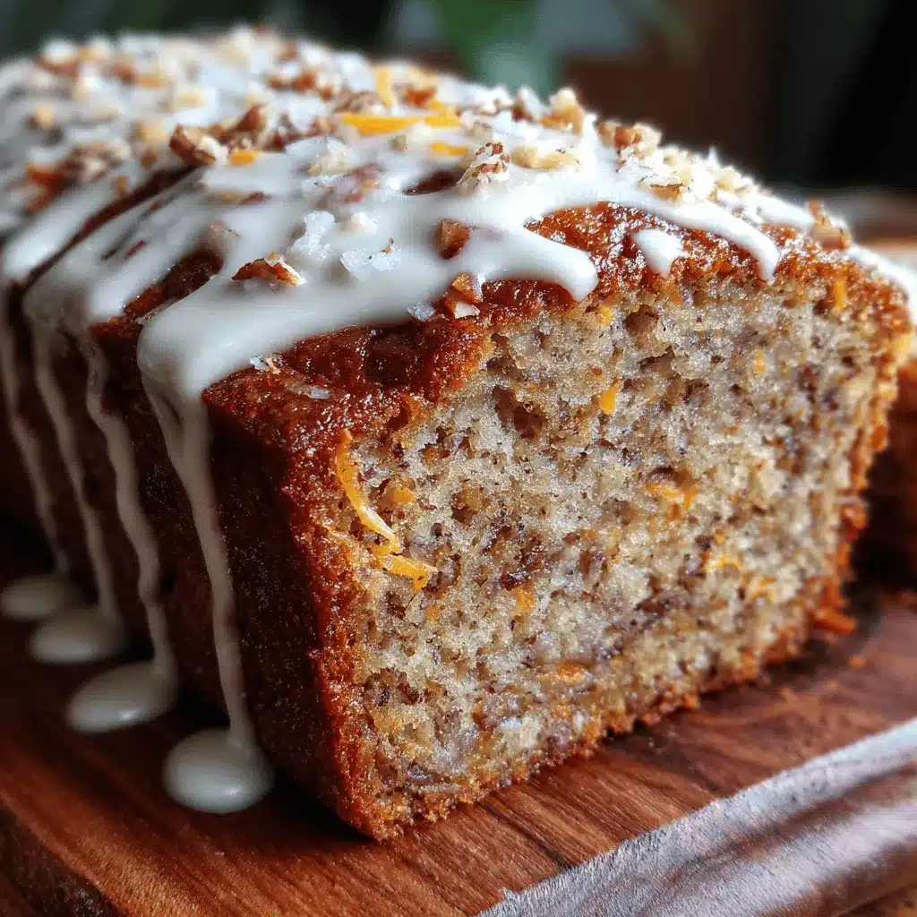 carrot cake banana bread preparation steps
