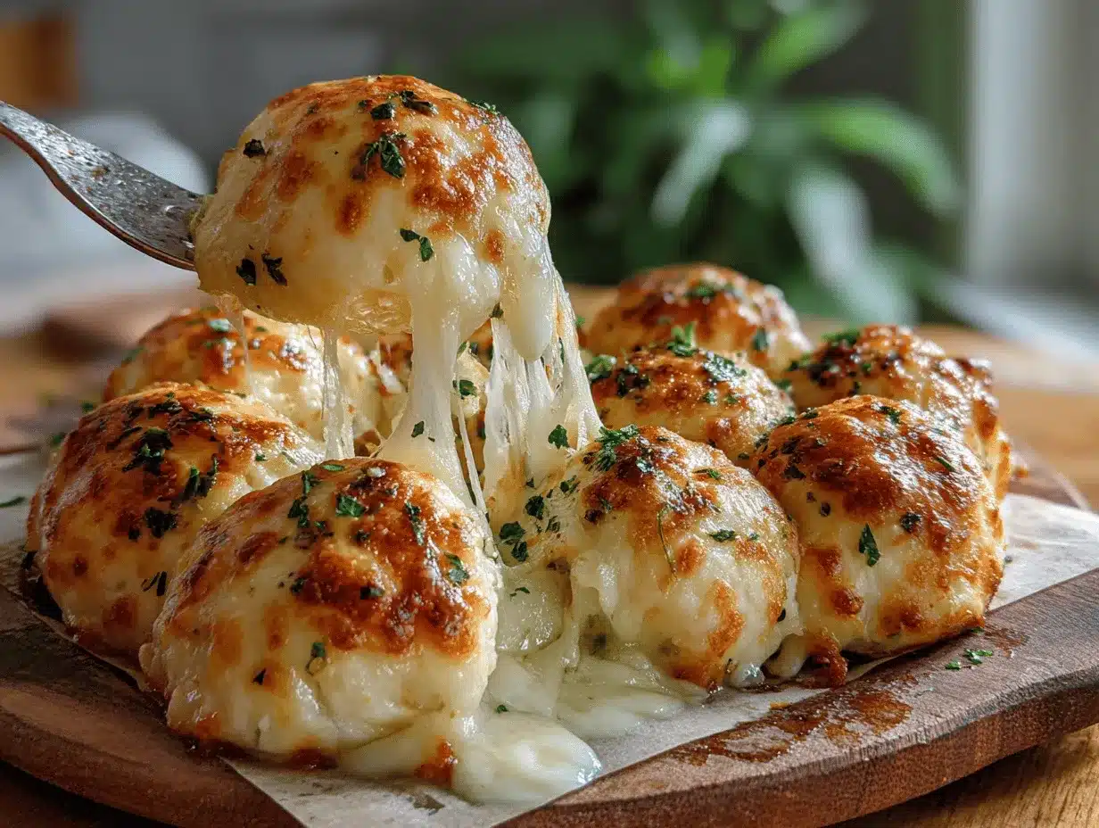 cheesy pizza bombs preparation steps