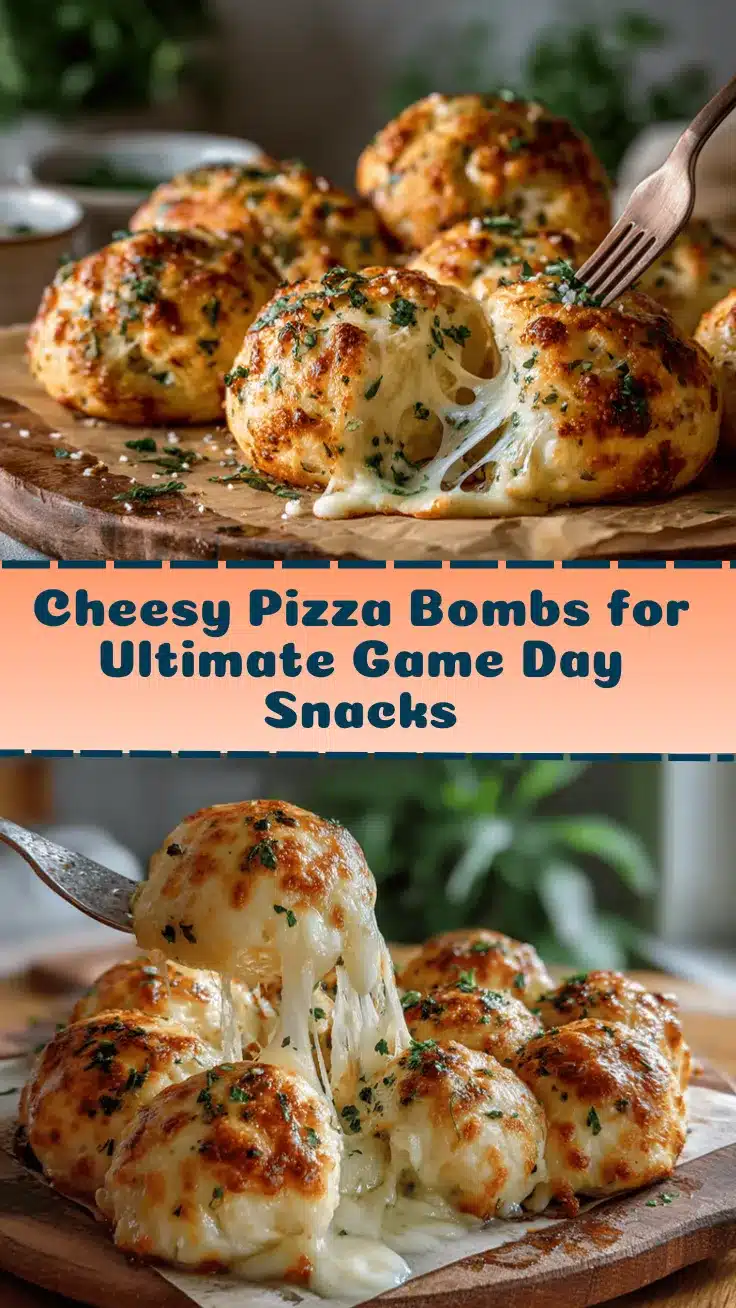 cheesy pizza bombs recipe