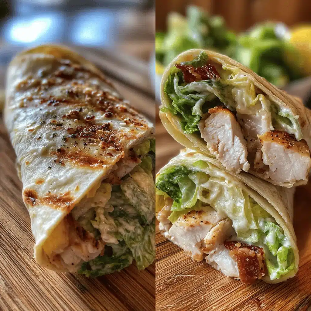 Chicken Caesar Salad Wraps - featured image