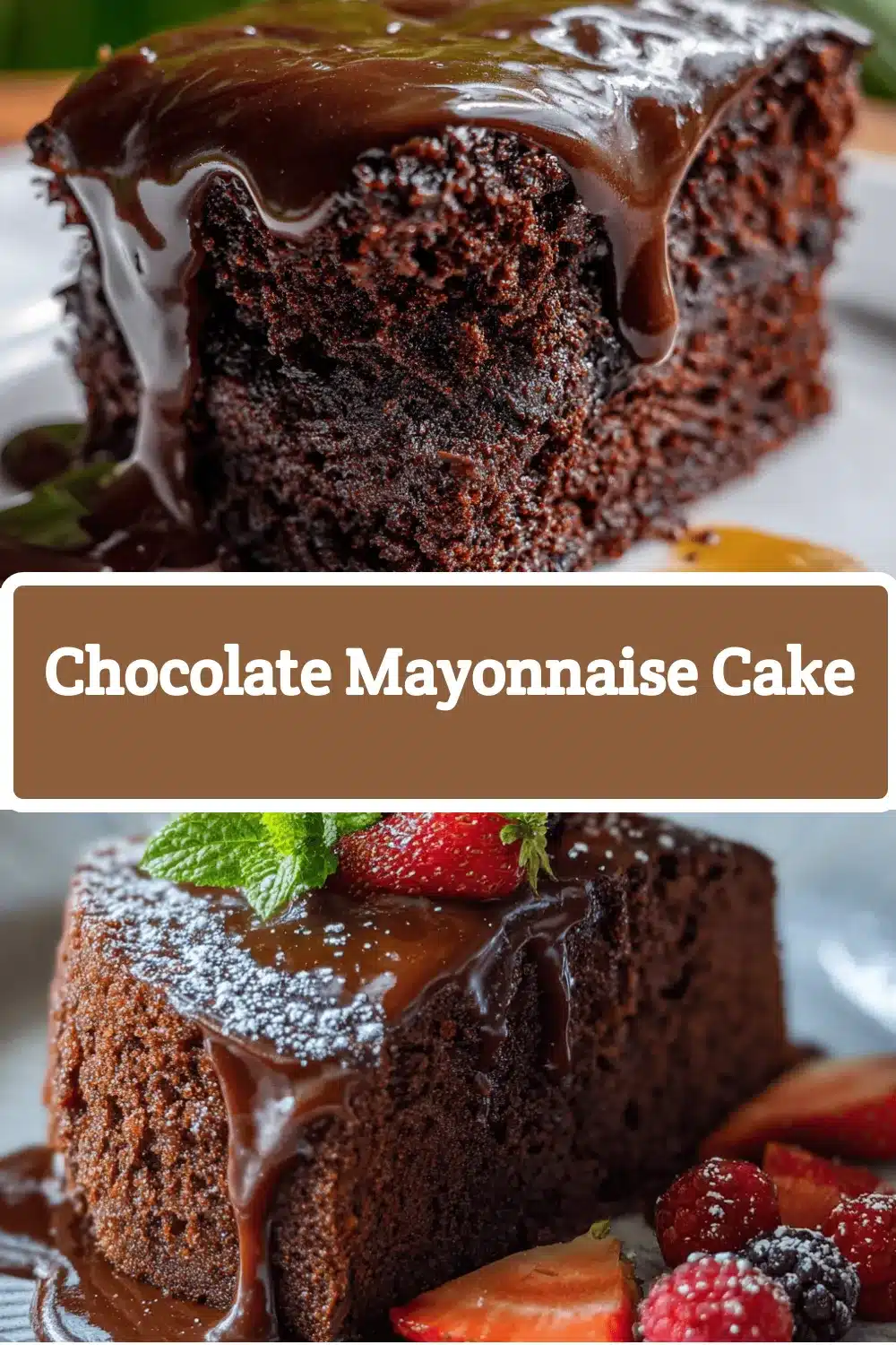 chocolate mayonnaise cake recipe
