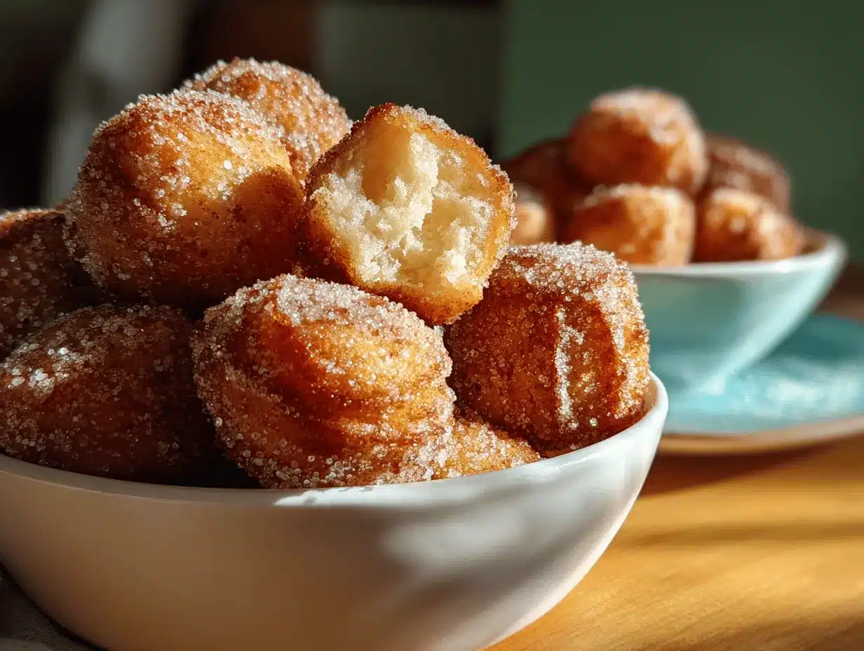churro bites recipe preparation steps