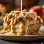 cinnamon apple drizzle recipe - featured image