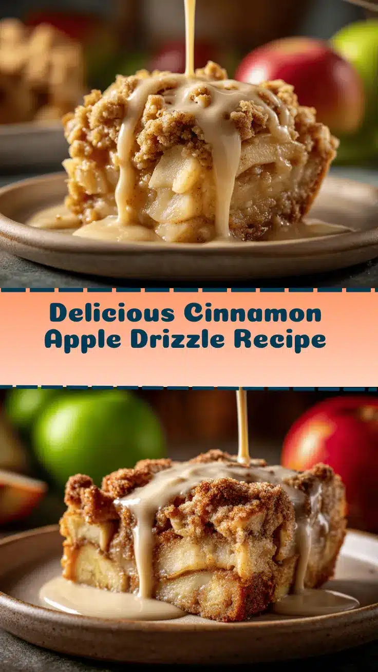 cinnamon apple drizzle recipe recipe