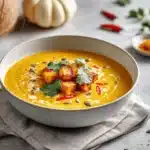 coconut curry pumpkin soup - featured image