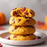 cranberry pumpkin cookies - featured image
