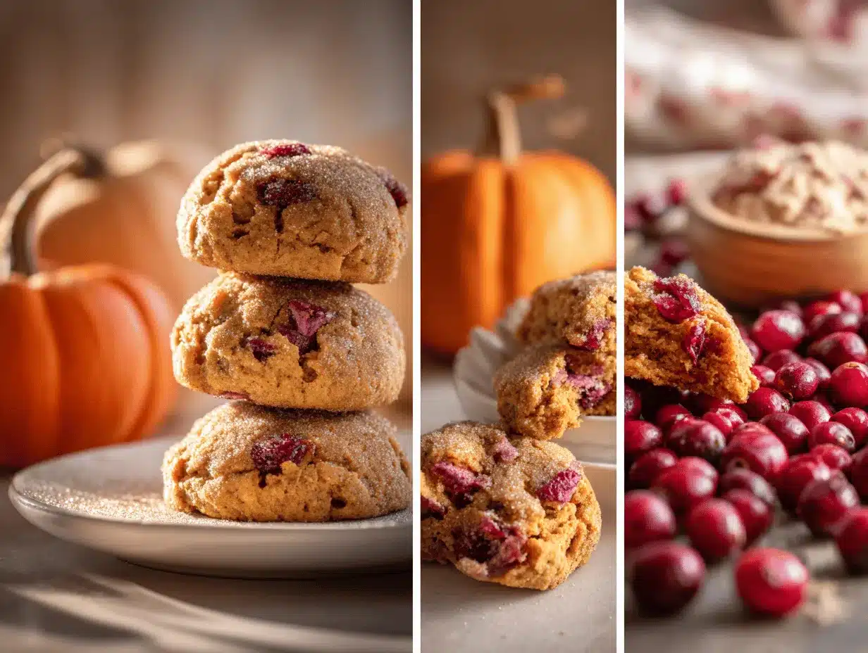 cranberry pumpkin cookies preparation steps