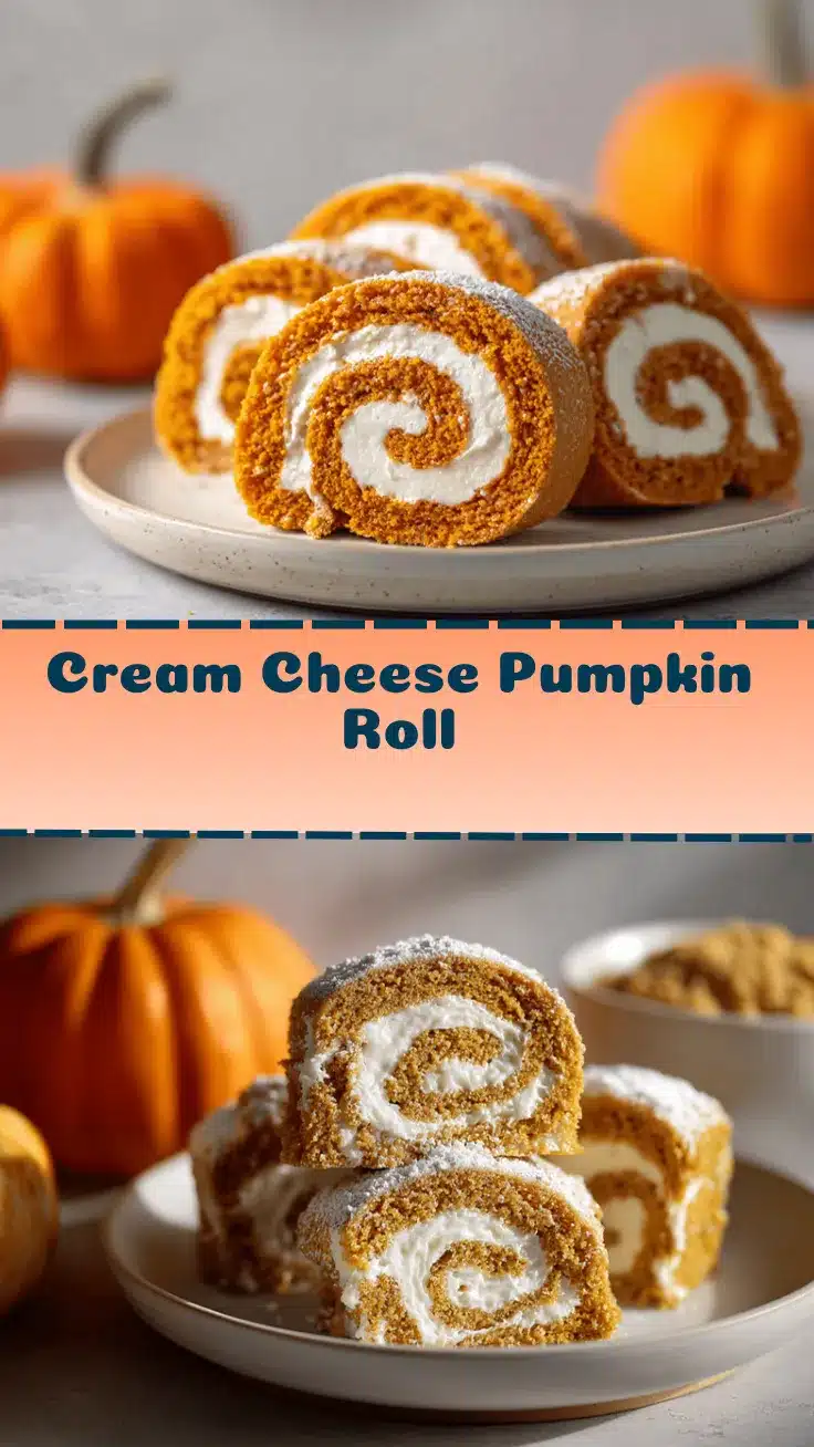 cream cheese pumpkin roll recipe