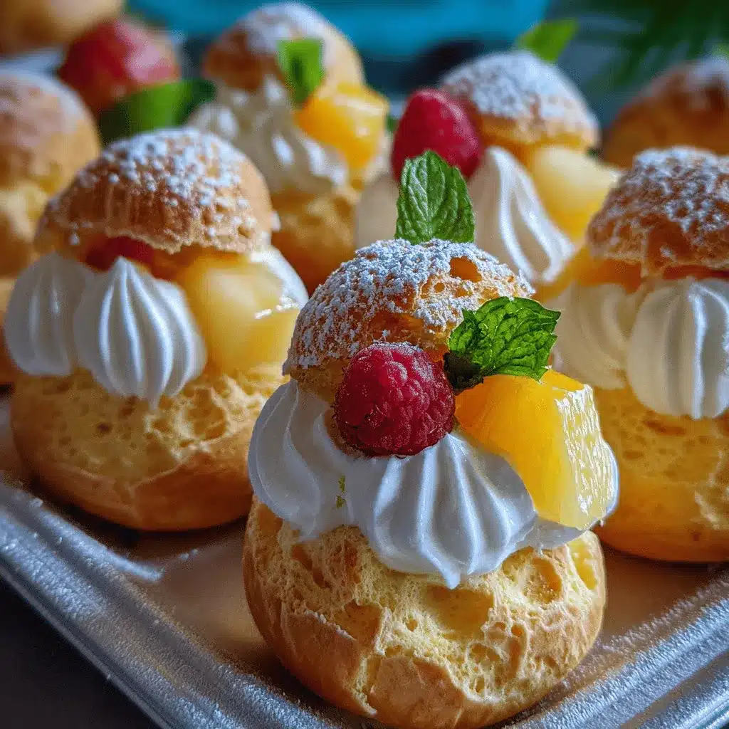 cream puff cake preparation steps