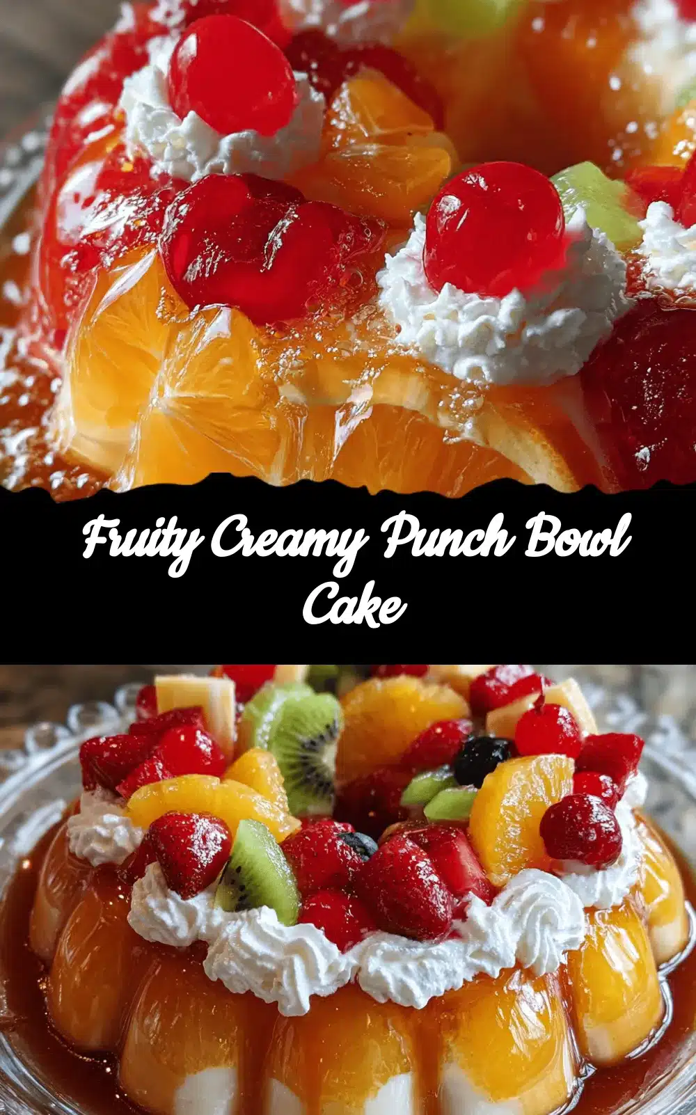 fruity creamy punch bowl cake recipe