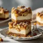 gluten free apple cheesecake bars - featured image