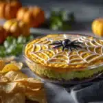 Halloween Spiderweb Layered Dip - featured image