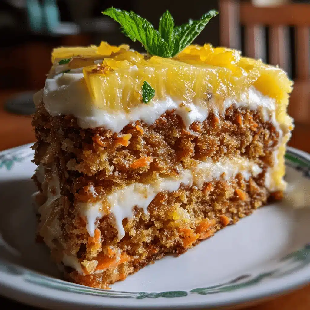 Hawaiian carrot pineapple cake - featured image