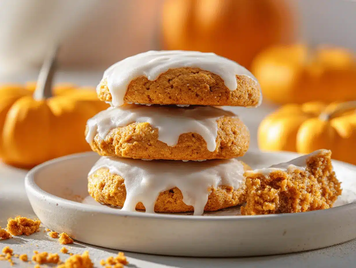 iced pumpkin cookies preparation steps