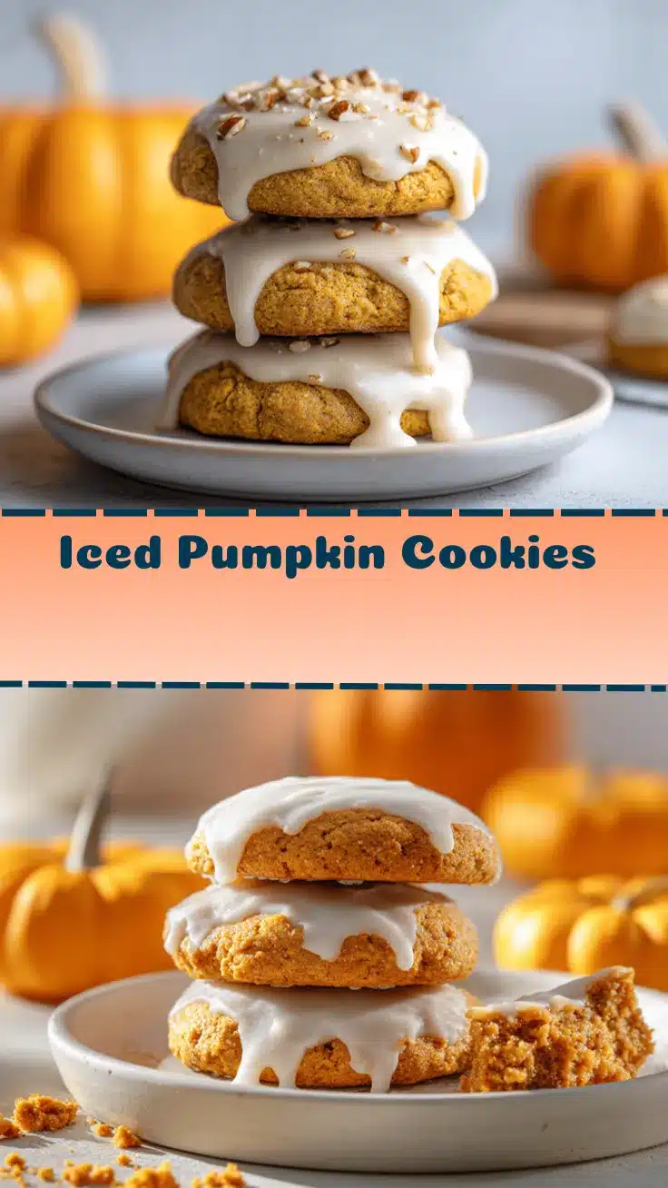 iced pumpkin cookies recipe